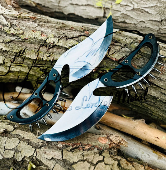 UBR Handmade D2 Tool Steel Original Bowie Knife with Micarta Handle & Leather Sheath