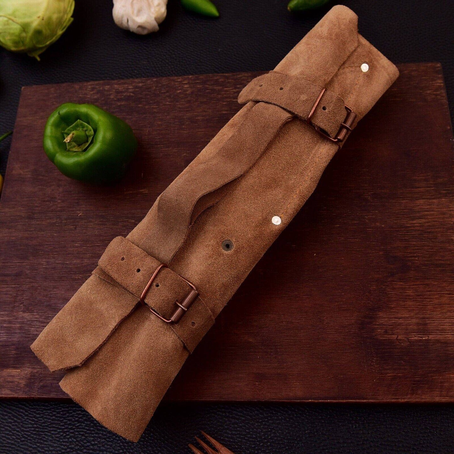 Handmade Damascus Steel Chef Knife Set with Micarta Handle – Full Tang Blades Unique Blades Runner
