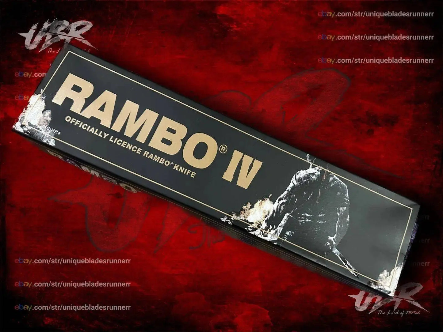 RAMBO 4 KNIFE SIGNATURE EDITION / Rambo Knives Masterpiece Collection / HCG IV Sylvester Stallone Signature / and BOX / CERTIFICATE EDITION / RABMO 4 MACHETE KNIFE Unique Blades Runner