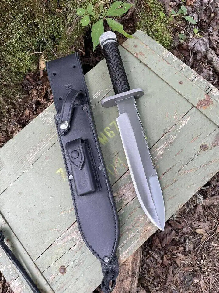 Handmade Randall Knife – High Carbon Steel Bowie Knife with Leather Sheath | Best Gift for Survival Enthusiasts Unique Blades Runner