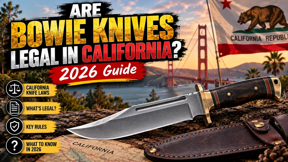Are Bowie Knives Legal in California 2026 Guide