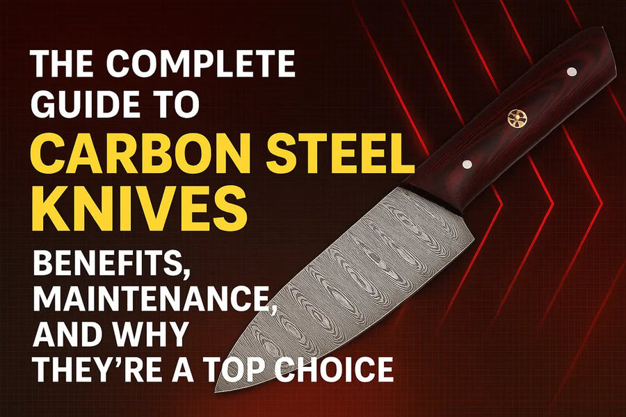 The Complete Guide to Carbon Steel Knives: Benefits, Maintenance, and Why They're a Top Choice - Unique Blades Runner
