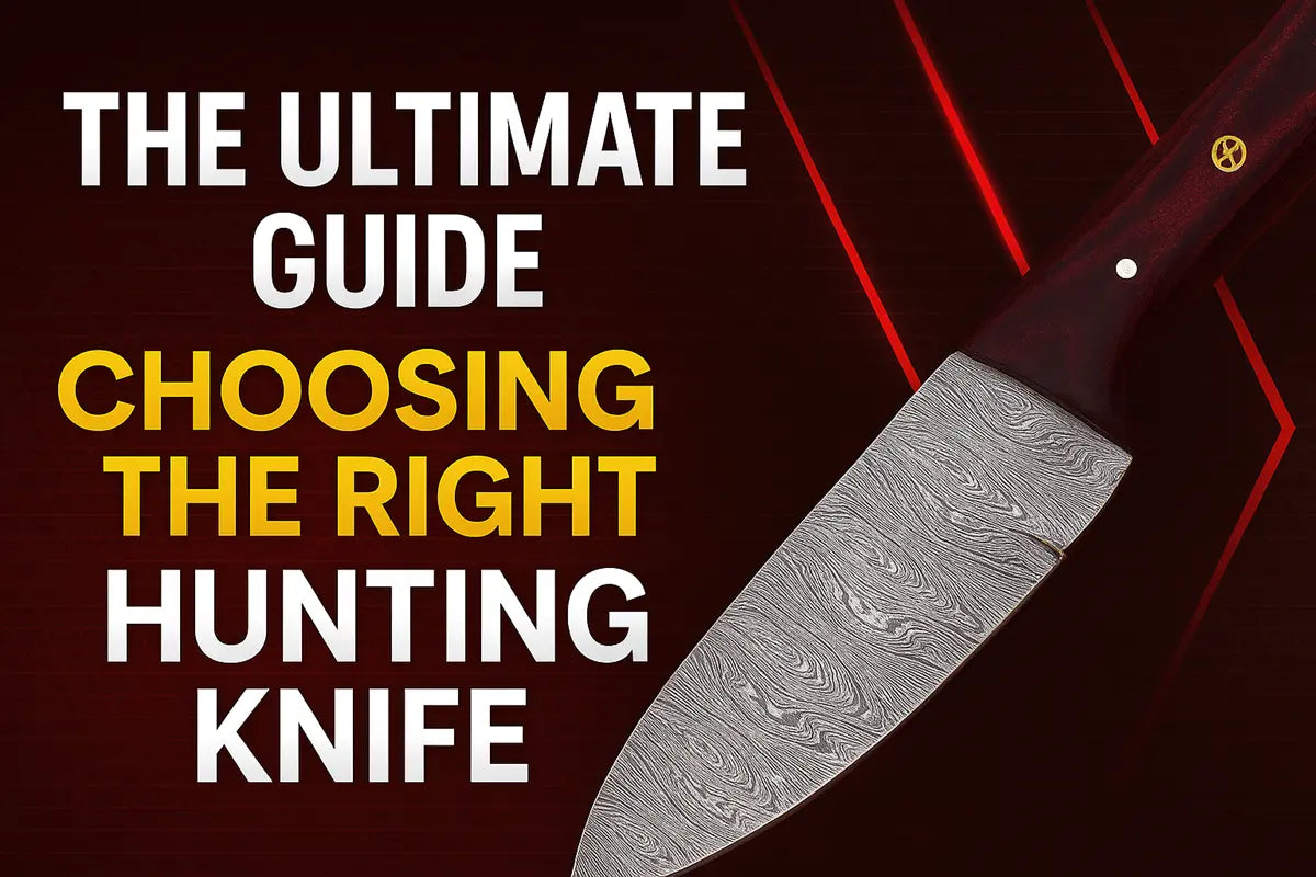 The Ultimate Guide to Choosing the Right Hunting Knife: Everything You Need to Know - Unique Blades Runner