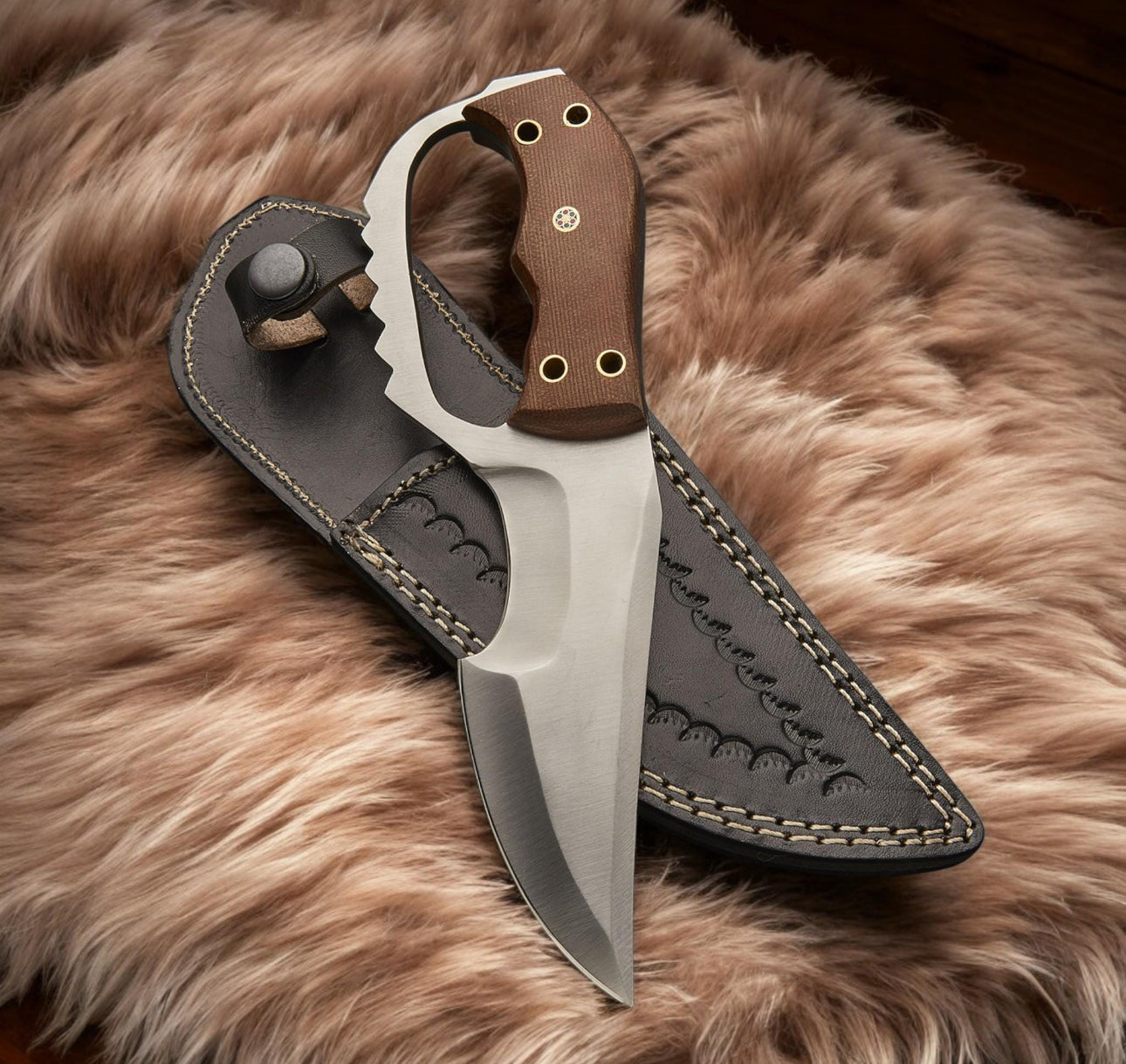 D Guard Bowie Knife