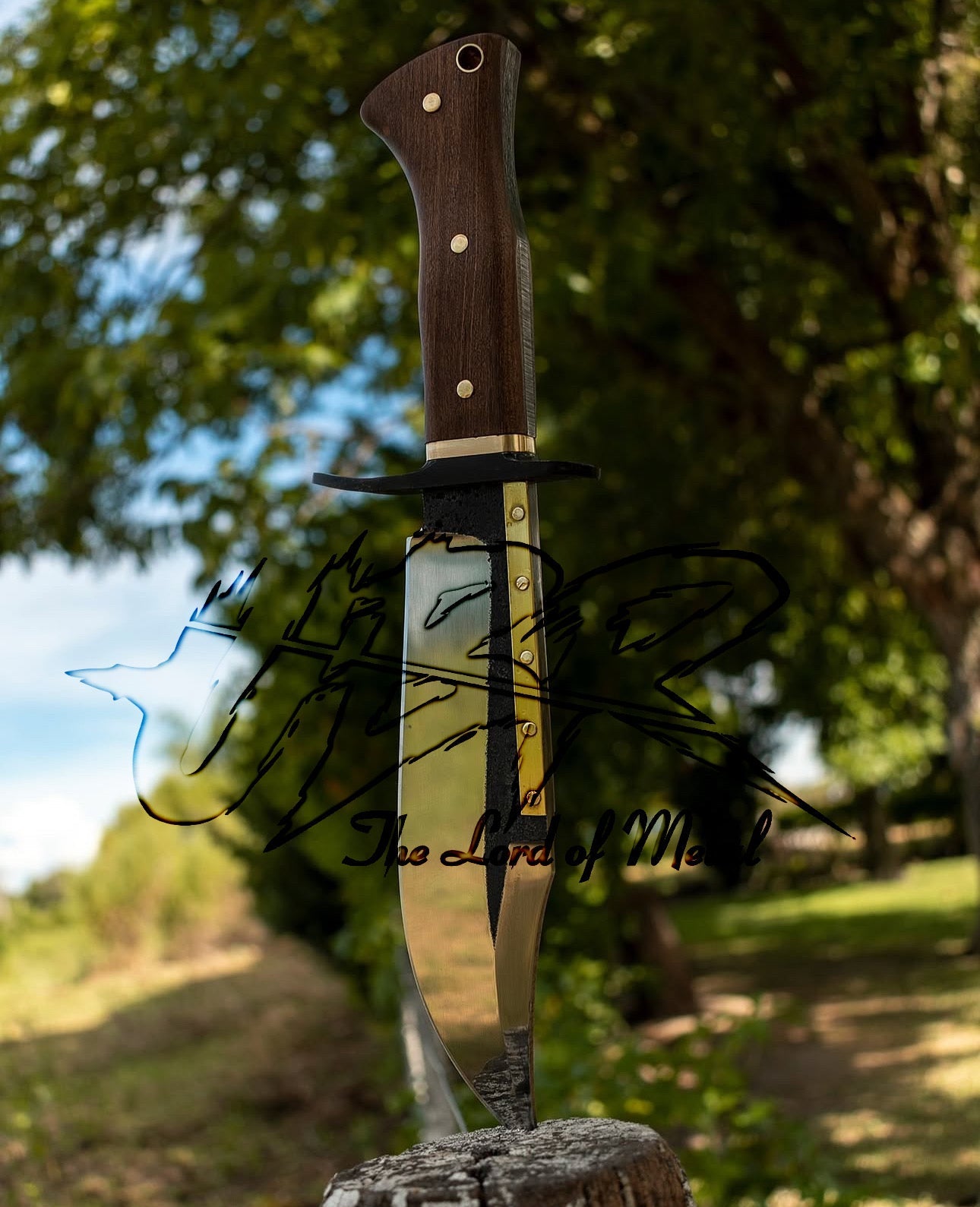 Custom Bowie Knife | High Carbon Steel Blade | Handmade Survival Knife Unique Blades Runner