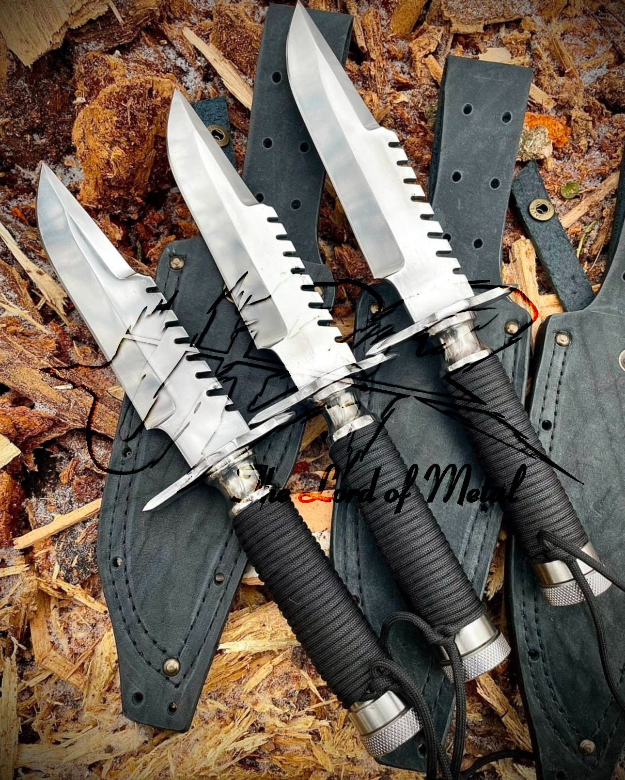Lot of 3 Commando Movie Knife / Tactical Bowie Knife / Best Gift for Collectors Unique Blades Runner