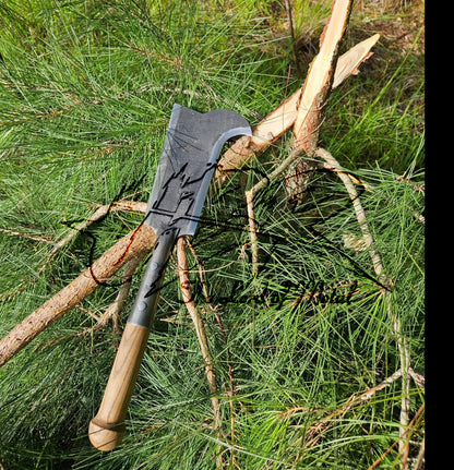 Carbon Steel Yorkshire Billhook for Bushcraft | Handmade Outdoor Tool Unique Blades Runner