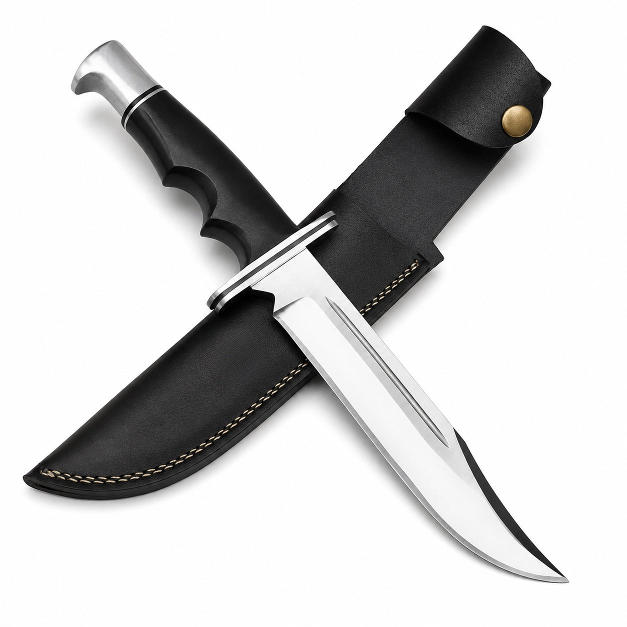 Scream Movie Knife - Handmade Movie Inspired Fixed Blade with Black Handle Unique Blades Runner
