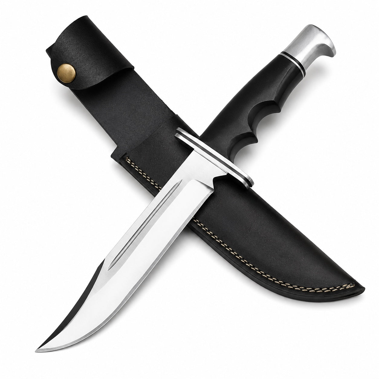 Scream Movie Knife - Handmade Movie Inspired Fixed Blade with Black Handle Unique Blades Runner