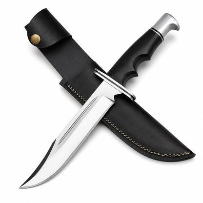 Scream Movie Knife - Handmade Movie Inspired Fixed Blade with Black Handle Unique Blades Runner