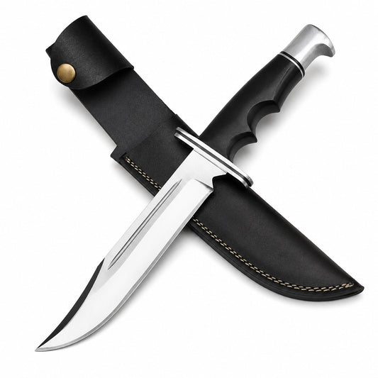 Scream Movie Knife - Handmade Movie Inspired Fixed Blade with Black Handle Unique Blades Runner