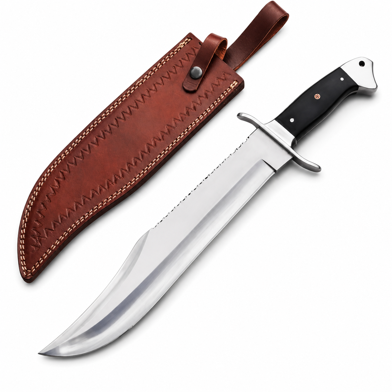 Clip Point Bowie Knife With D2 Tool Steel Full Tang Handle Unique Blades Runner
