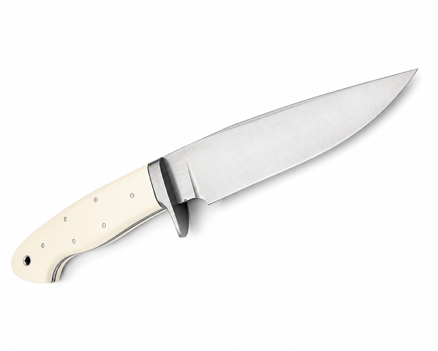 Bone Handle Hunting Knife – Handmade Fixed Blade with Stainless Guard Unique Blades Runner