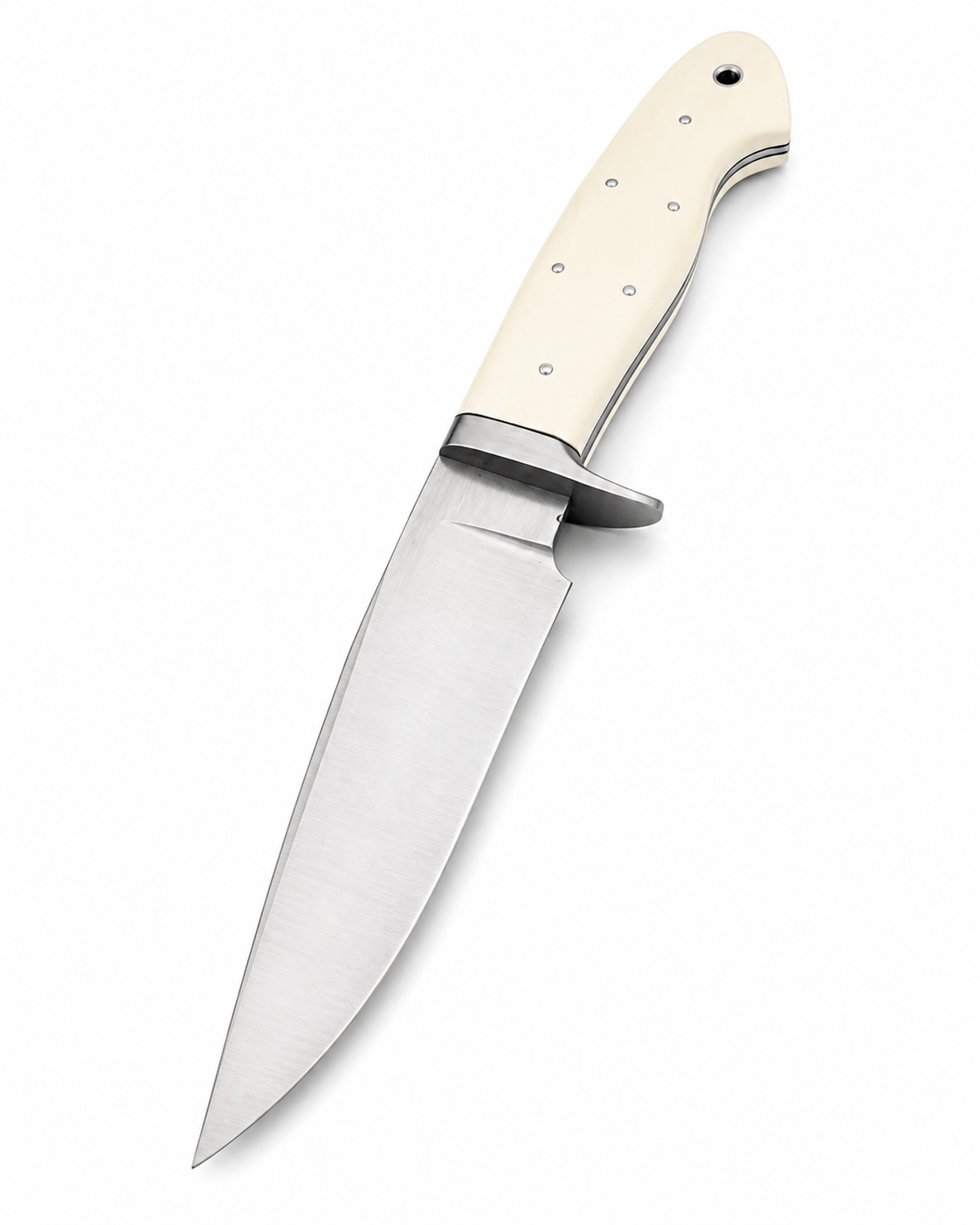 Bone Handle Hunting Knife – Handmade Fixed Blade with Stainless Guard Unique Blades Runner