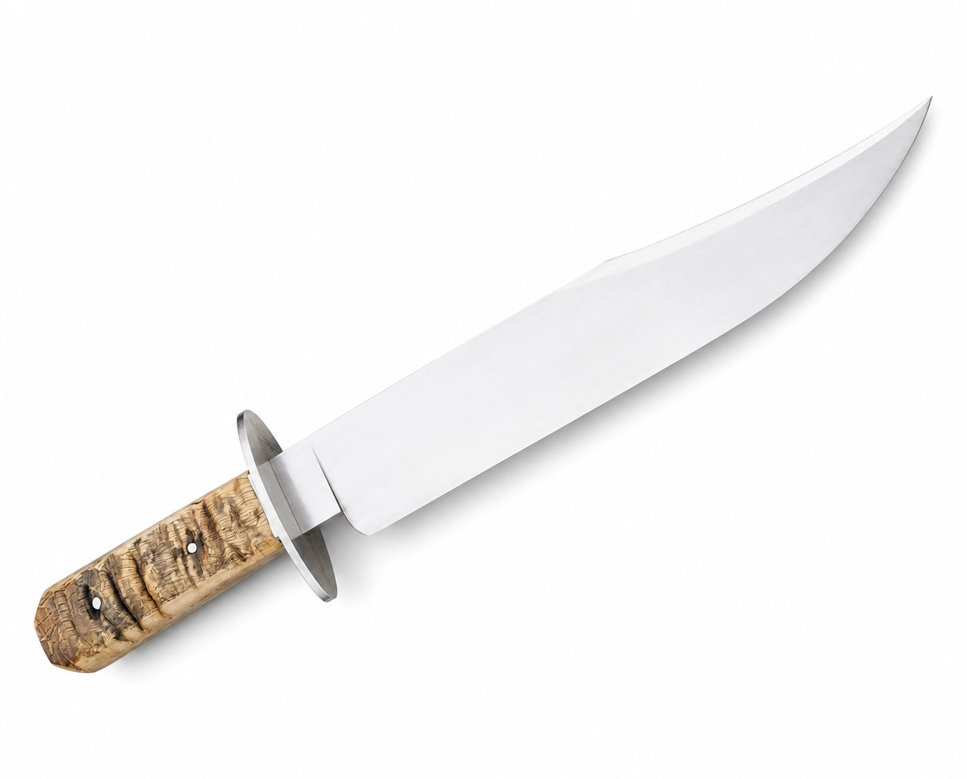 Horn Handle Bowie Knife – Handmade Large Fixed Blade Unique Blades Runner
