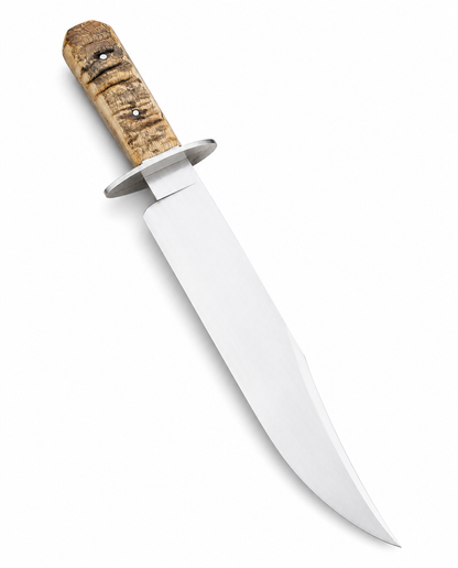 Horn Handle Bowie Knife – Handmade Large Fixed Blade Unique Blades Runner