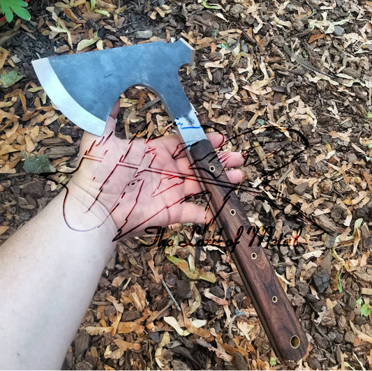 Viking Throwing Axe – Full Tang High Carbon Steel Tactical Hatchet with Sheath