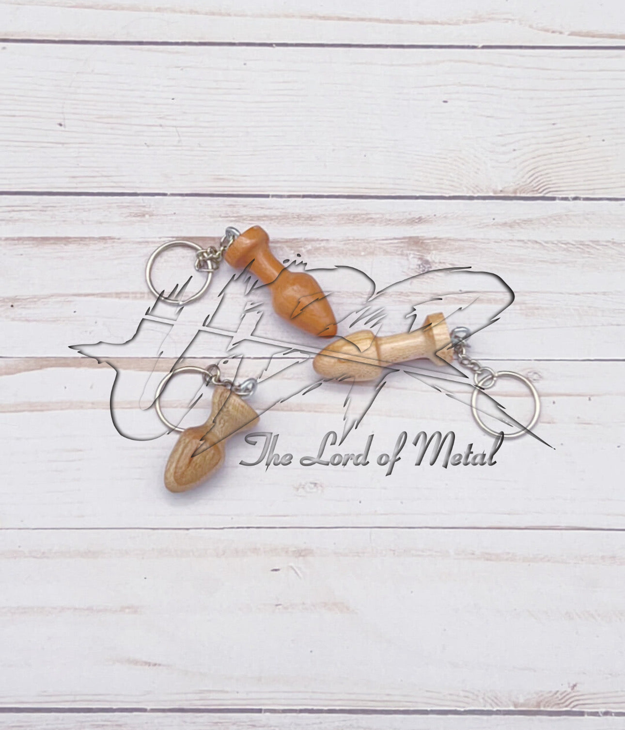 Mini Wooden Novelty Keychain - Handmade Gag Gift - Unique Plug Shape Key Ring Unique Blades Runner