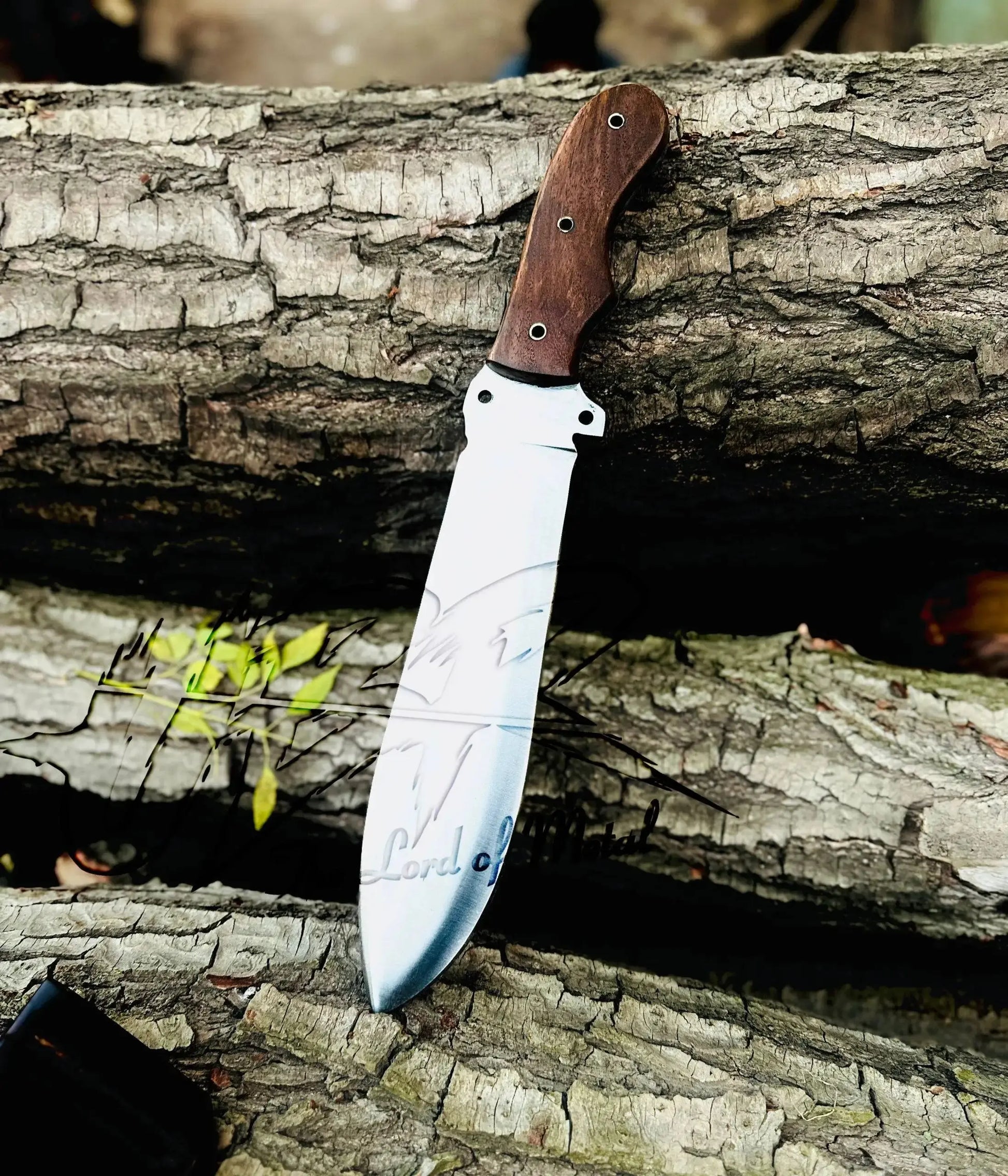 Custom Bowie Knife High Carbon Steel – Hunting Knife with Leather Sheath Unique Blades Runner
