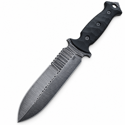 Hunting Bowie Knife with Micarta Handle – Forged Steel Gift Knife Unique Blades Runner