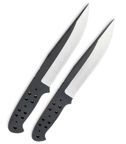 2-Piece 1095 Drop Point Knife Blanks - Unique Blades Runner