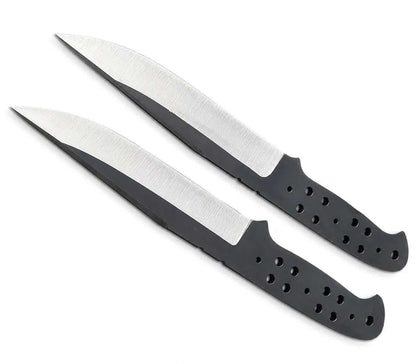 2-Piece 1095 Drop Point Knife Blanks - Unique Blades Runner