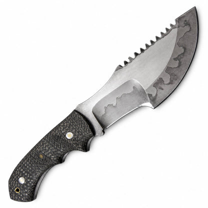 Hamon Finish Tracker Knife | Micarta Handle Collector Edition Unique Blades Runner
