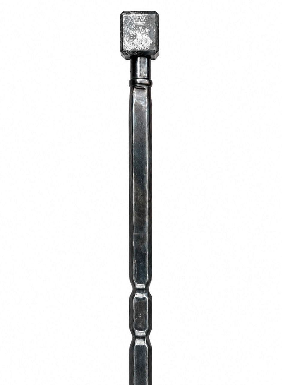 Ivan Poddubny Cane – Hand Forged Iron Walking Stick Unique Blades Runner