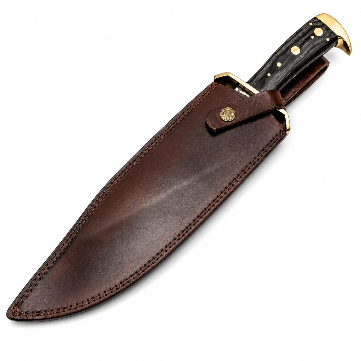 Timber Rattler Bowie Knife – Damascus Steel with Wood Handle Unique Blades Runner