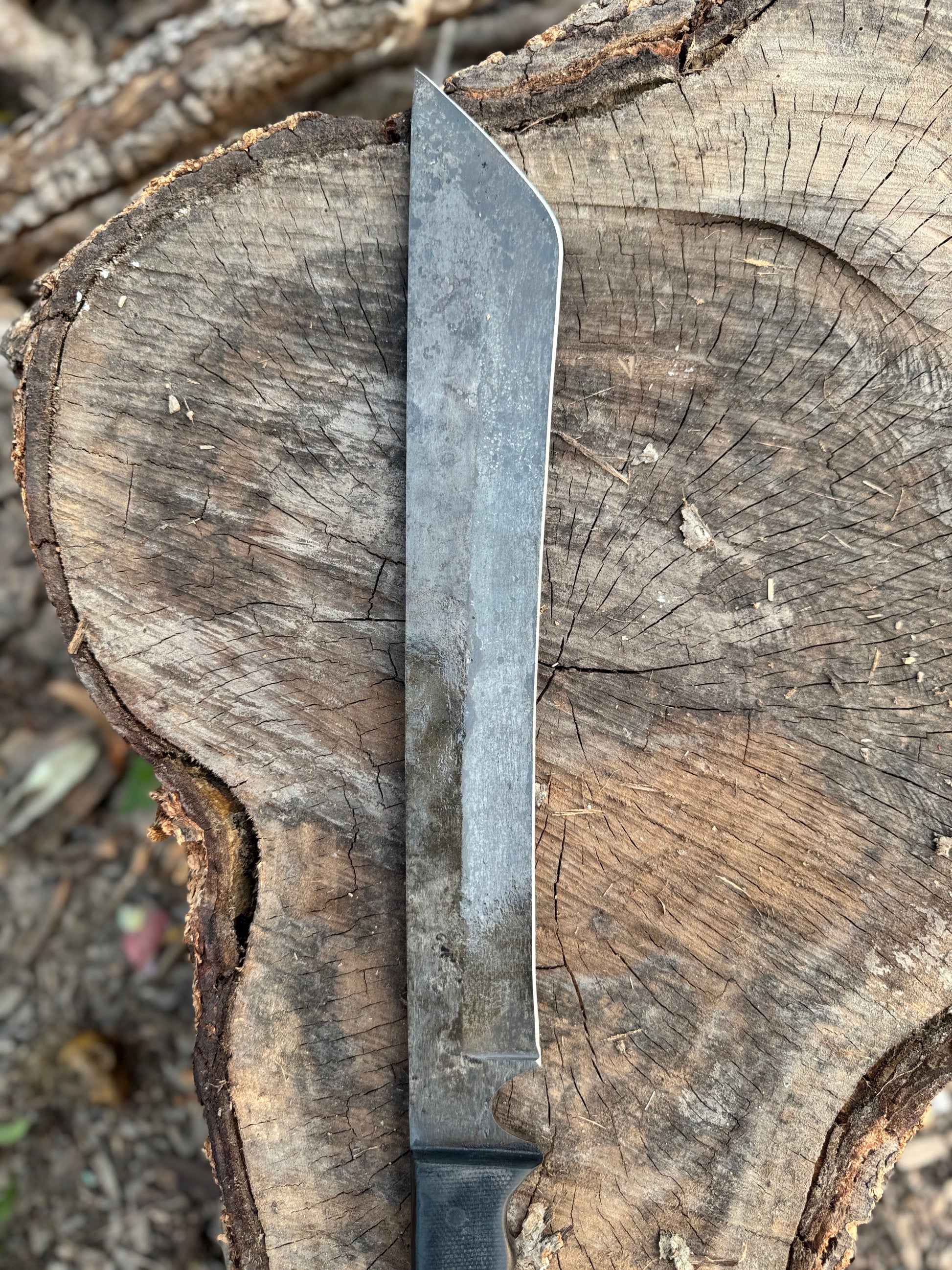 Modern Tactical Machete with Angled Tip and Full Tang Handle Unique Blades Runner
