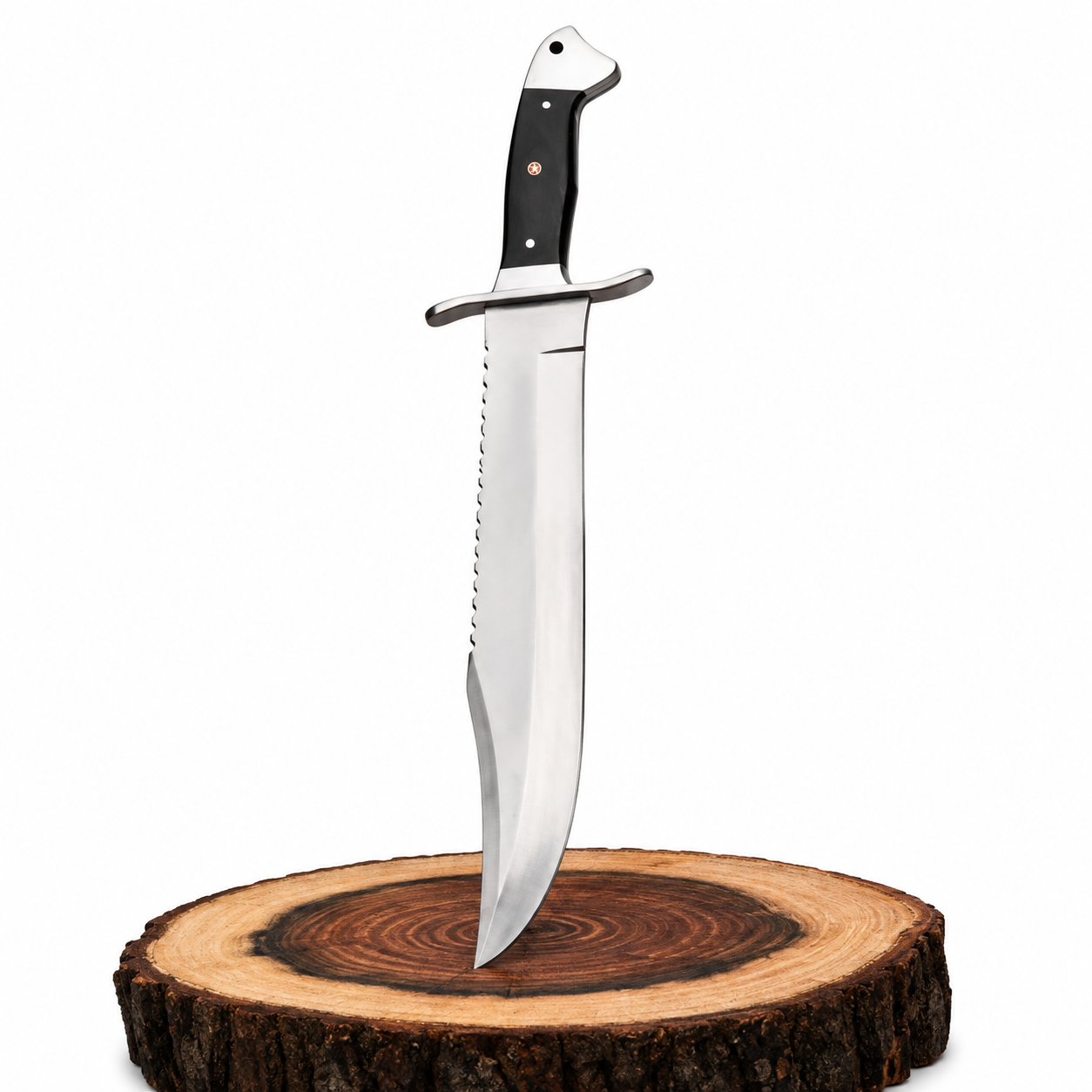 Clip Point Bowie Knife With D2 Tool Steel Full Tang Handle Unique Blades Runner