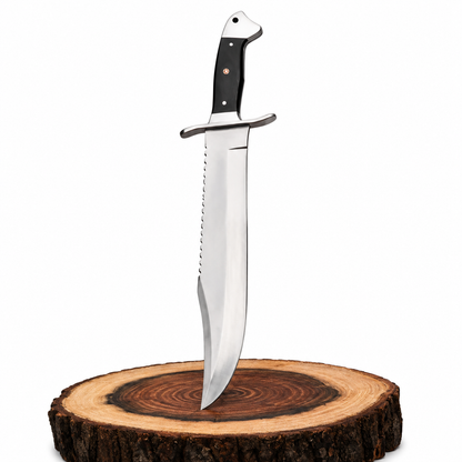 Clip Point Bowie Knife With D2 Tool Steel Full Tang Handle Unique Blades Runner