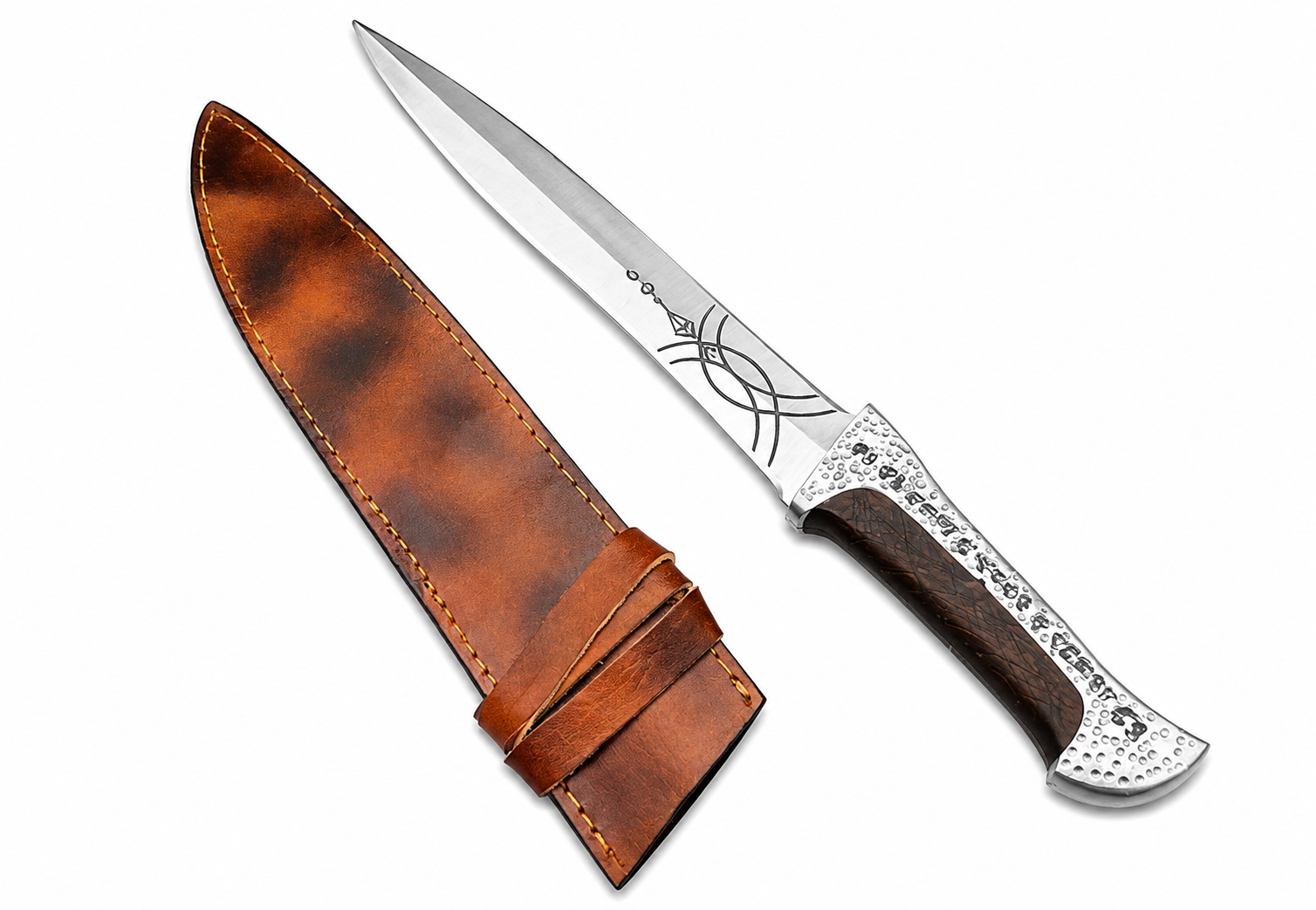 Crysknife Of Paul Atreides – Handmade Dune Inspired Collectible knife with Leather Sheath Unique Blades Runner