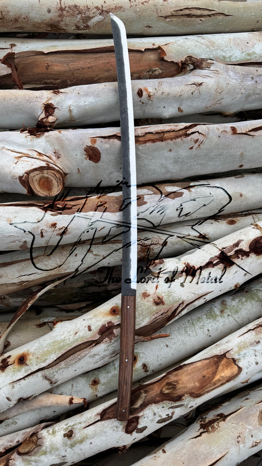 Hand-Forged High Carbon Steel Katana Sword with Wooden Handle – Samurai Style Blade Unique Blades Runner