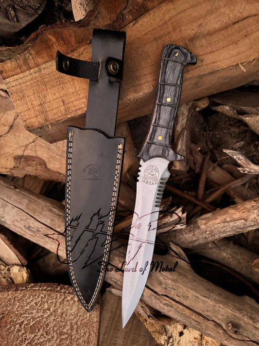 Custom Handmade RE4 Knife with Full Tang Stainless Steel Blade & Grip Handle Unique Blades Runner