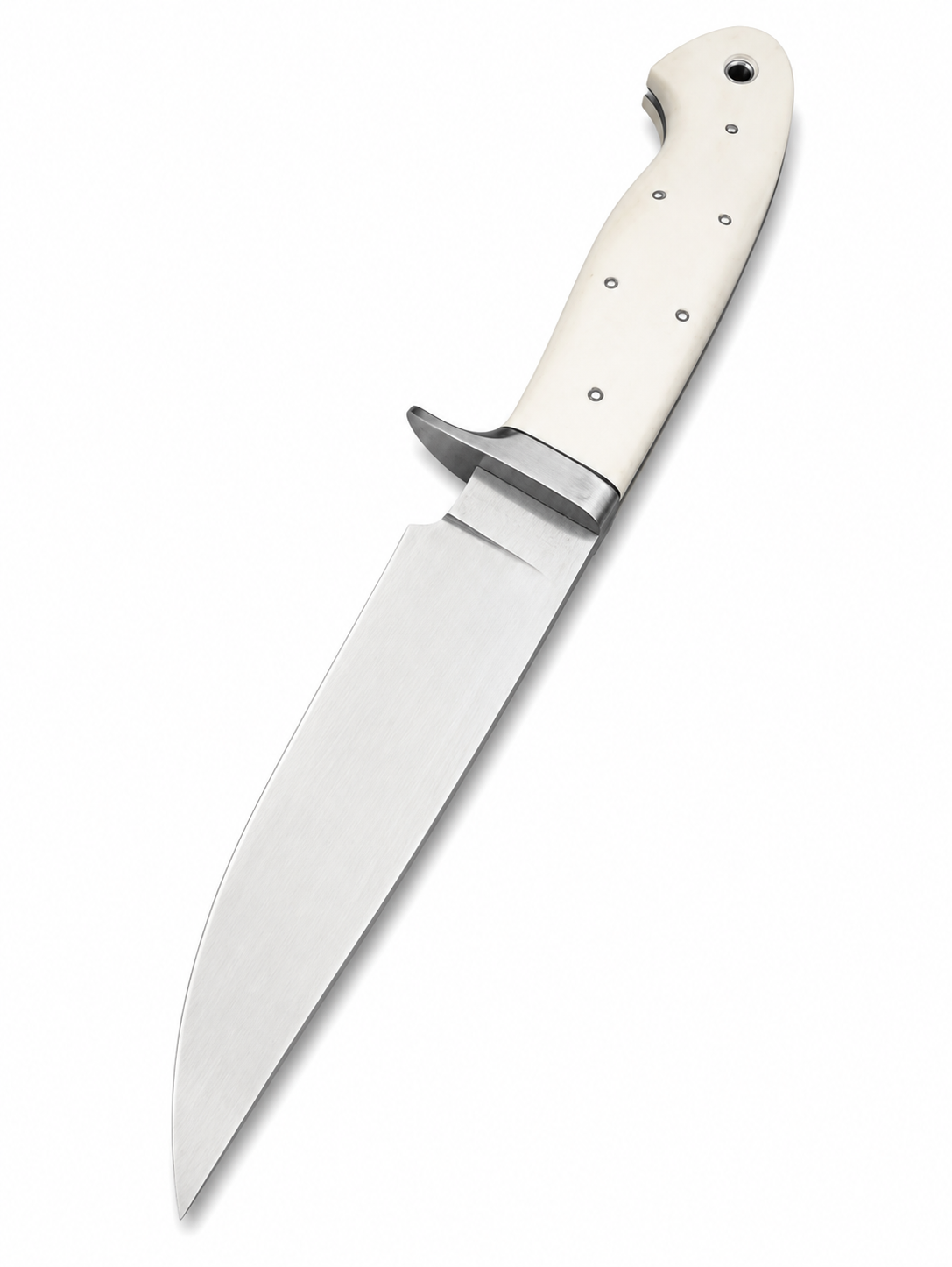 Bone Handle Hunting Knife – Handmade Fixed Blade with Stainless Guard Unique Blades Runner