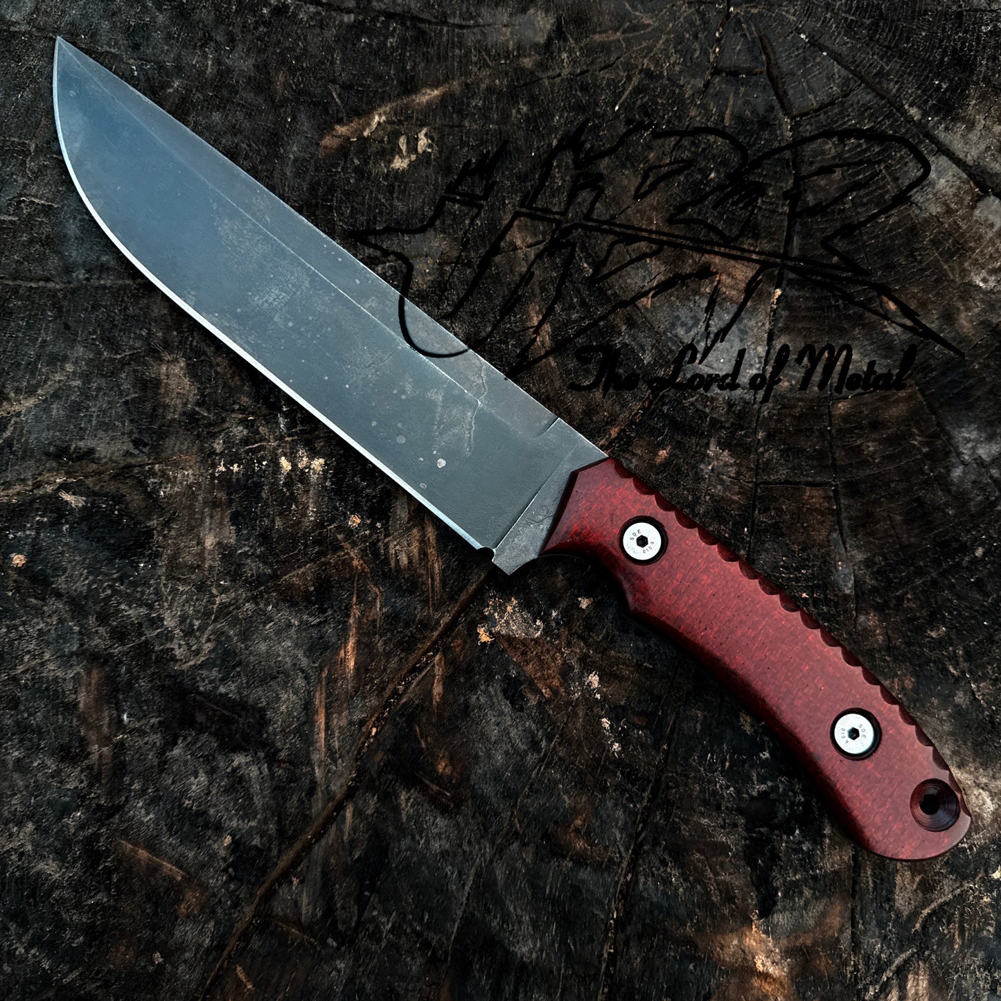 Handmade Bushcraft Knife – Full Tang Carbon Steel Blade Unique Blades Runner