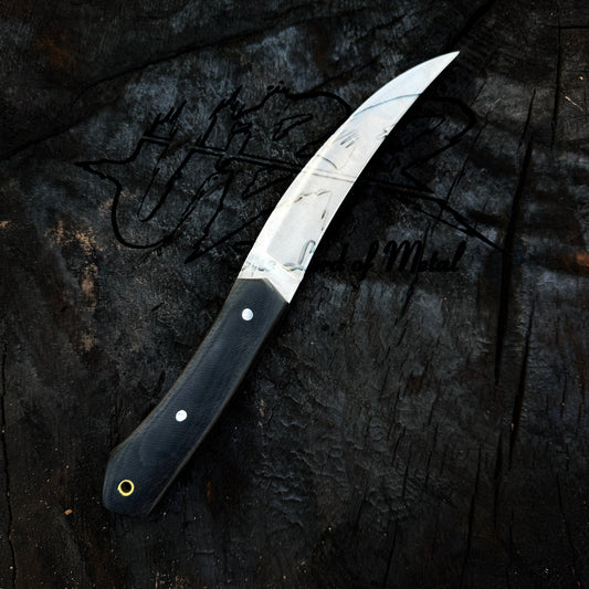 Custom Handmade D2 Tool Steel Pikal Knife for Hunting with Durable Micarta Handle Unique Blades Runner