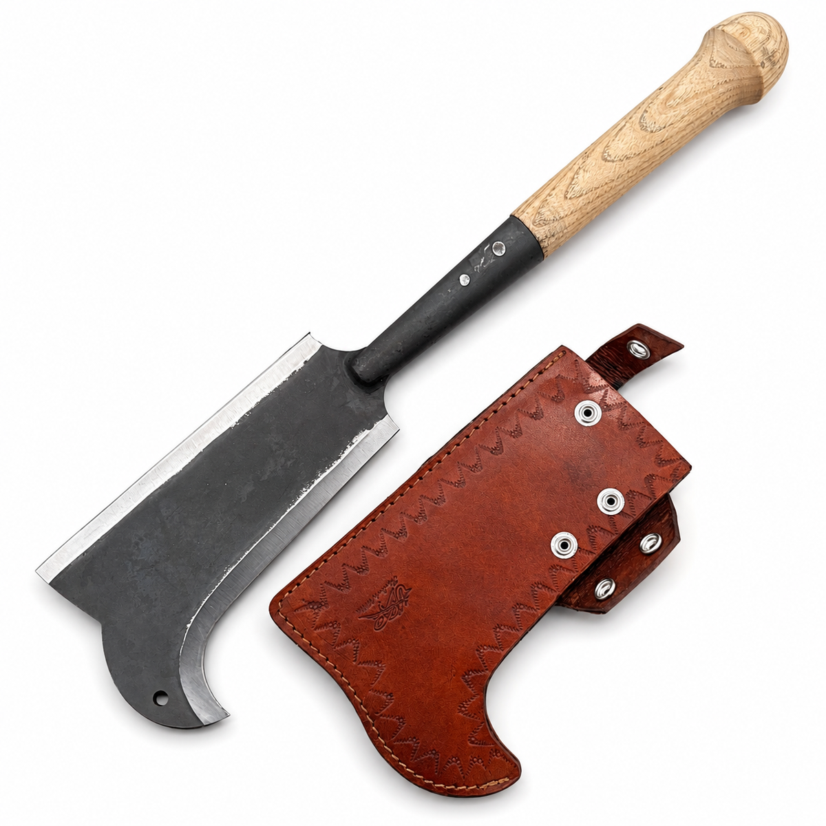 Morris Yorkshire Billhook - Chopping Tool with Wood Handle Unique Blades Runner