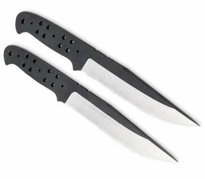 2-Piece 1095 Drop Point Knife Blanks Unique Blades Runner