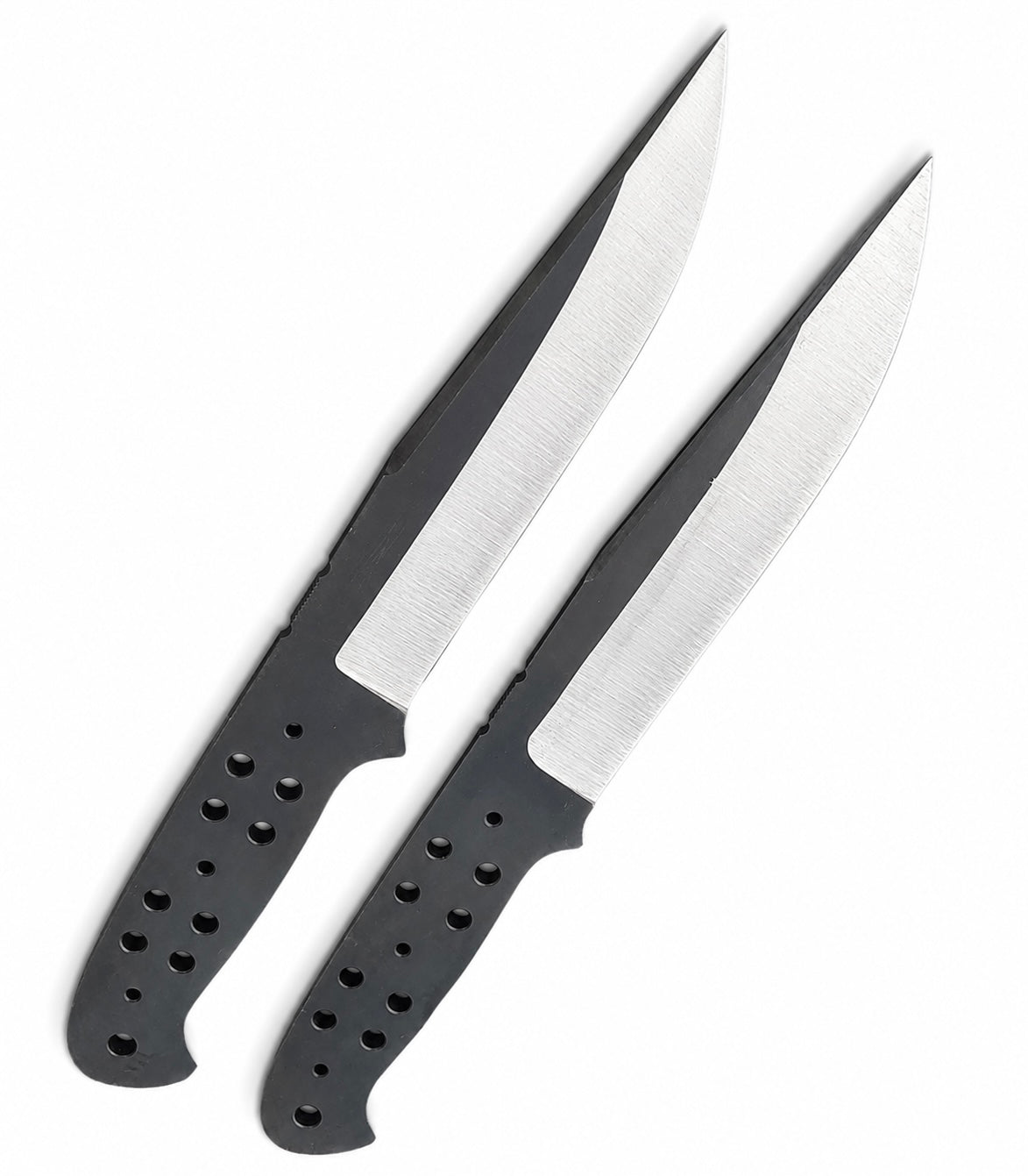 2-Piece 1095 Drop Point Knife Blanks Unique Blades Runner