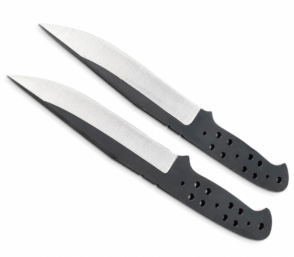 2-Piece 1095 Drop Point Knife Blanks Unique Blades Runner
