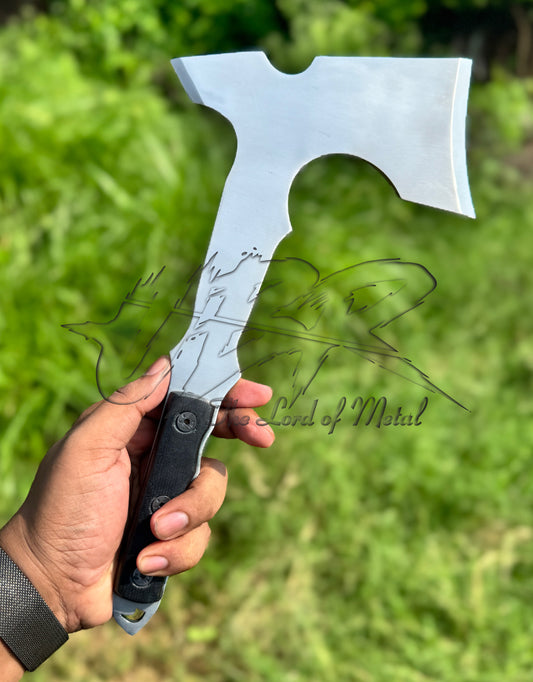 Throwing Axe – Full Tang High Carbon Steel Tactical Hatchet with Sheath