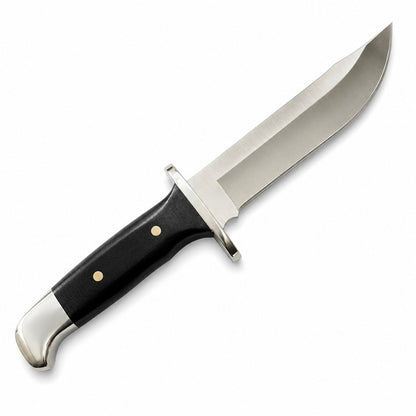 124 Frontiersman Knife – Fixed Blade Hunting Knife with Leather Sheath Unique Blades Runner