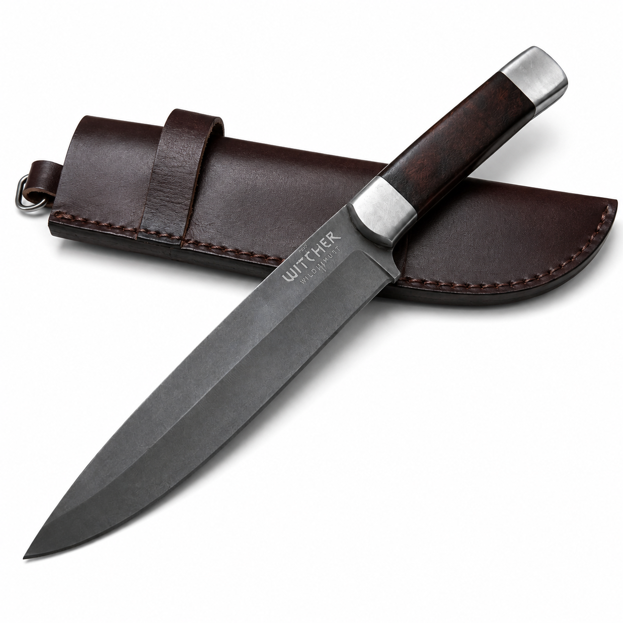 The Witcher 3 Knife – Handmade Game Fixed Blade with Wood Handle Unique Blades Runner