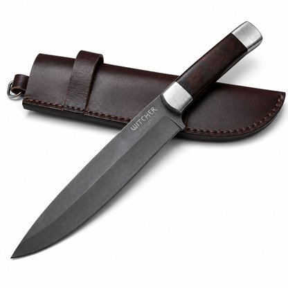 The Witcher 3 Knife – Handmade Game Fixed Blade with Wood Handle Unique Blades Runner
