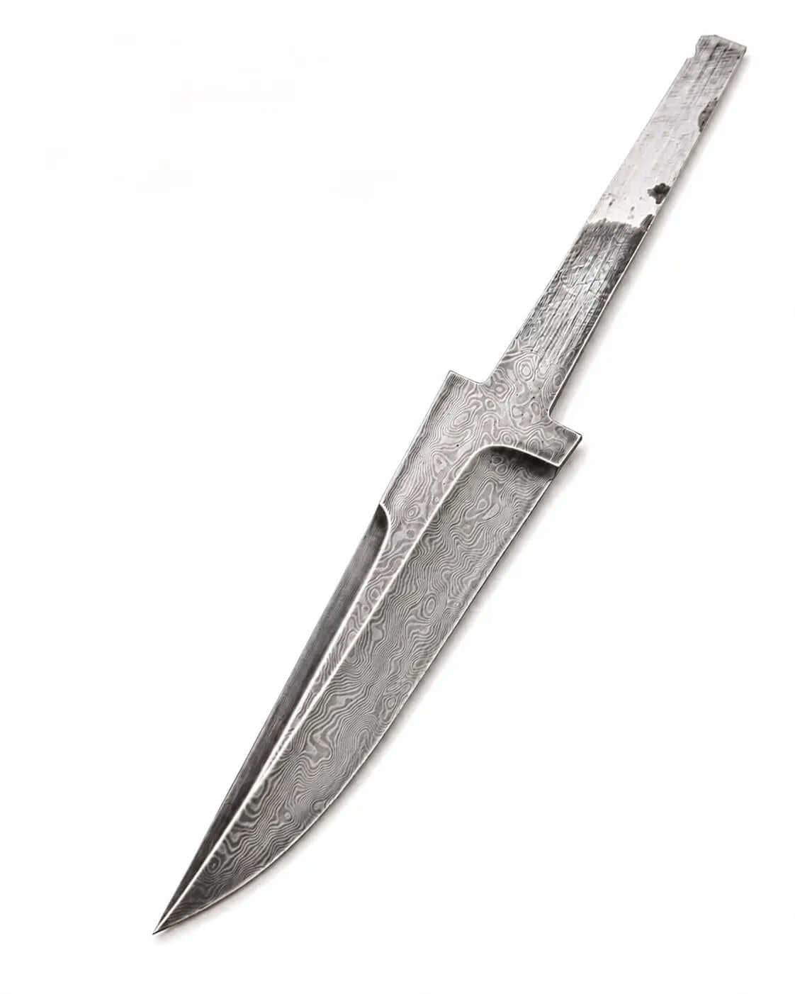 50-Piece Damascus Bowie Knife Blanks - Unique Blades Runner