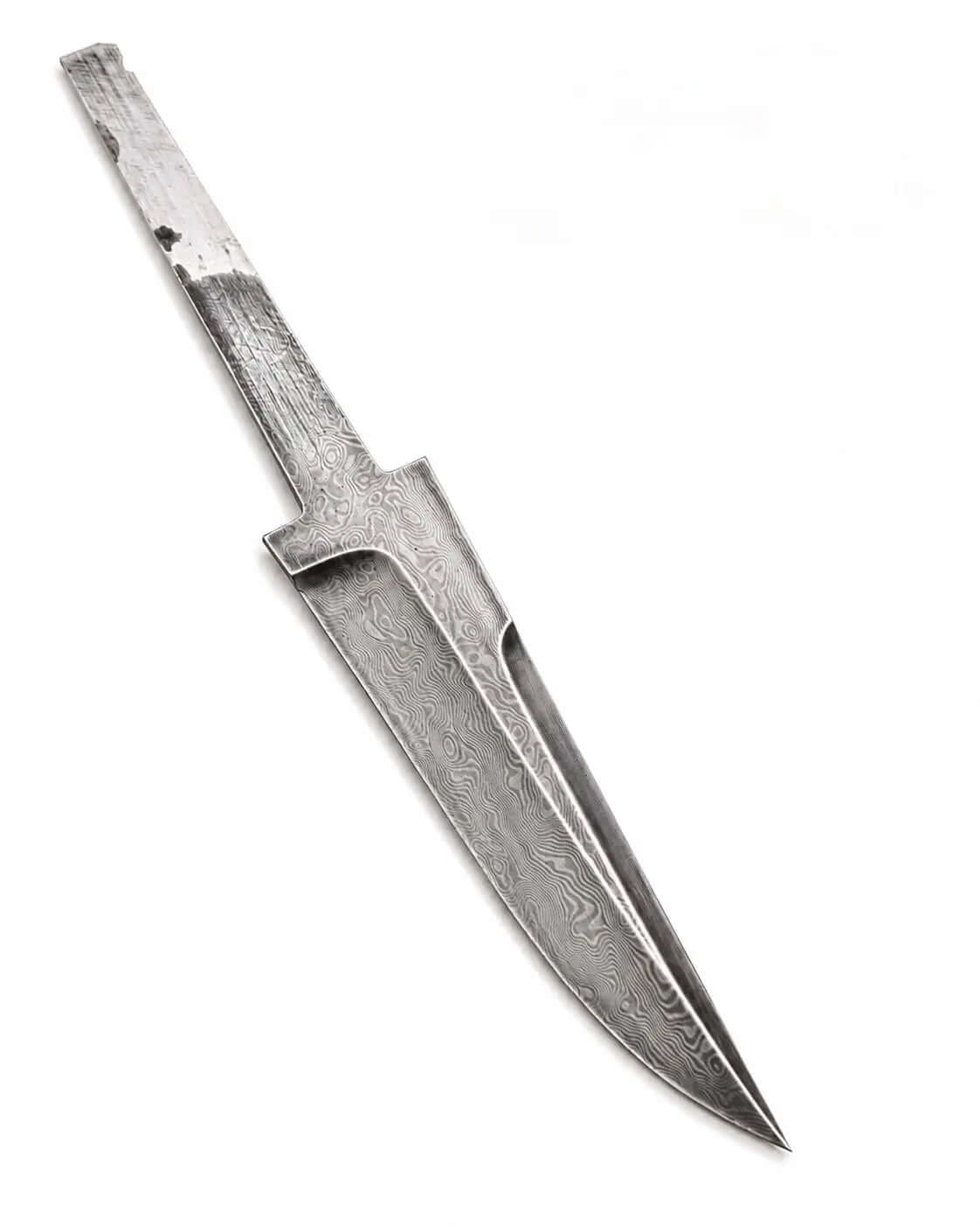 50-Piece Damascus Bowie Knife Blanks - Unique Blades Runner