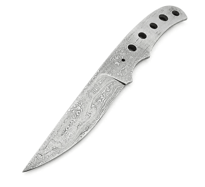50-Piece Damascus Hunting Knife Blanks - Unique Blades Runner
