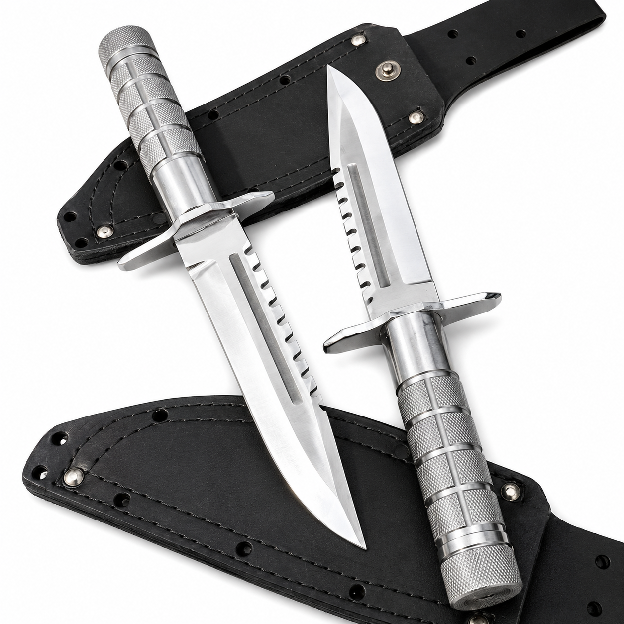 Commando Bowie Knives – D2 Tool Steel Blade With Leather Sheaths Unique Blades Runner